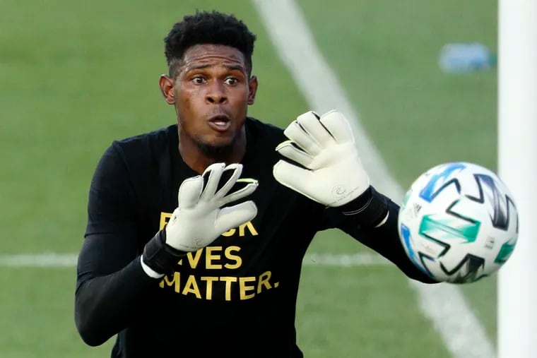 Andre Blake won MLS' Goalkeeper of the Year award for the second time in his career.