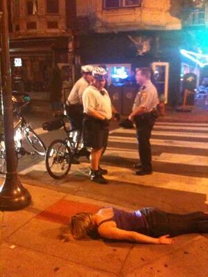 Passed Out On Sidewalk Philly
