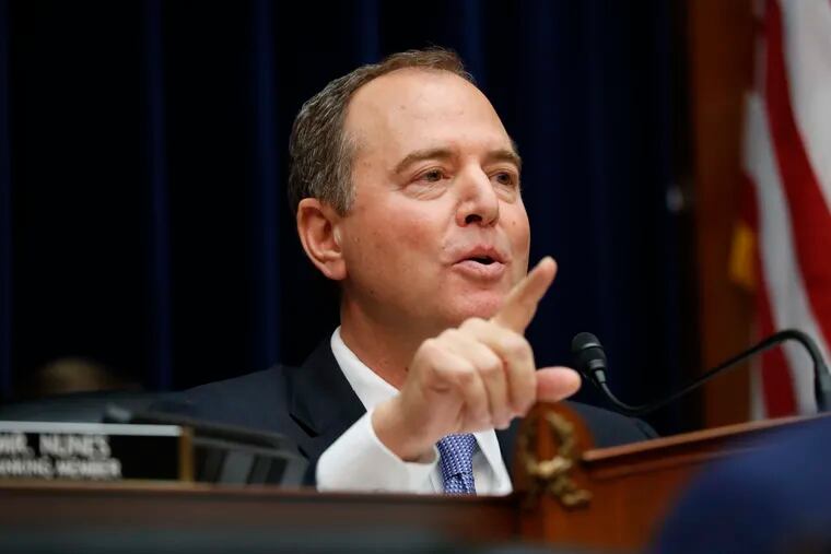 Grammatical hero Adam Schiff: “They couldn’t be in good faith if they were acting as a political hack, could they?”