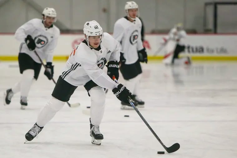 Jay O'Brien participated in development camps with the Flyers but never played a pro game for the organization.