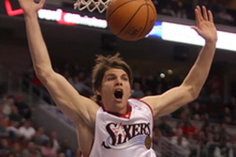 Kyle Korver, in first half of win over Phoenix, hopes Sixers can build on recent success.