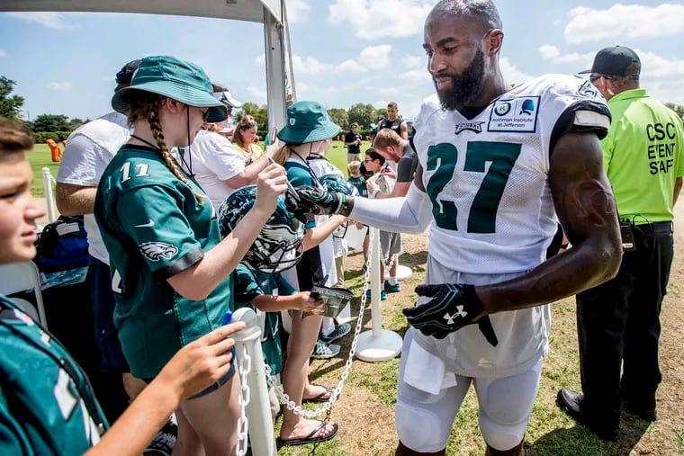 Malcolm Jenkins has been absent from voluntary activities so far this spring.
