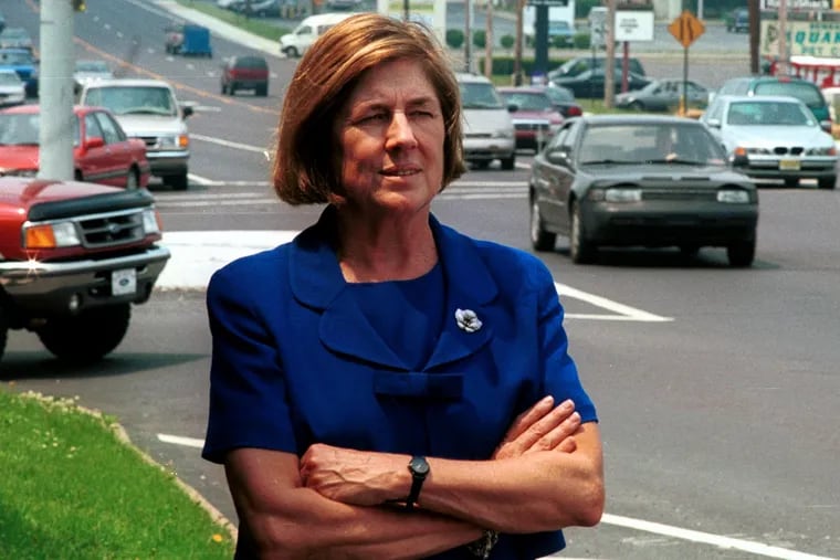 Ms. Denworth is shown here in 2000 for a story in The Inquirer about suburban sprawl in Bensalem.