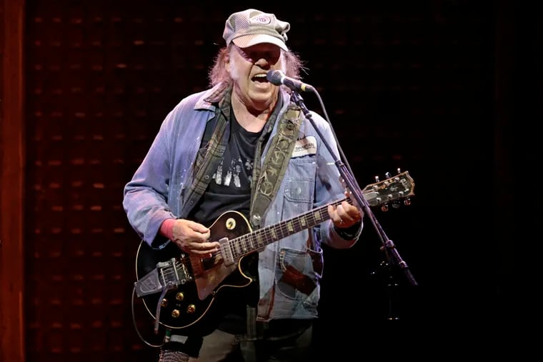 Neil Young & Crazy Horse brought their 2024 "Love Earth Tour" to Freedom Mortgage Pavilion in Camden on Sunday, May 12, 2024.