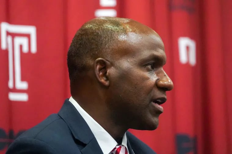 Temple vice president and athletic director Arthur Johnson, who arrived from the University of Texas in 2021, says that there is a plan to restore the university's athletics program to prominence. But it's going to need help on a number of levels.