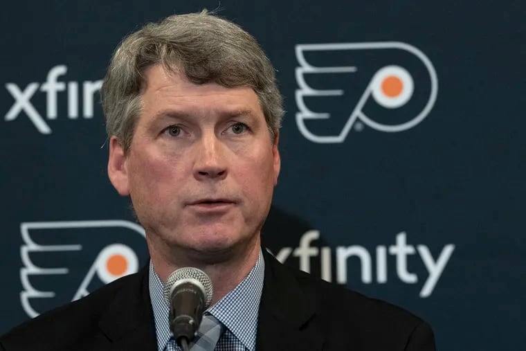 New Flyers GM Chuck Fletcher learned the ropes from his father, Cliff.
