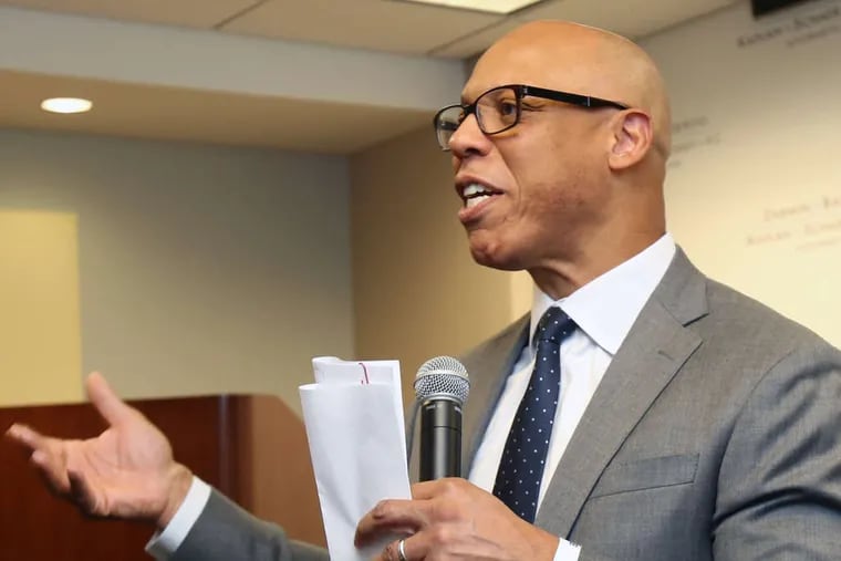 Superintendent William R. Hite Jr. presented details of the Philadelphia School District's reopening plan to the school board Thursday night.