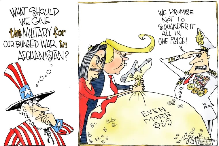 Political Cartoon: Paying for our Afghanistan war folly