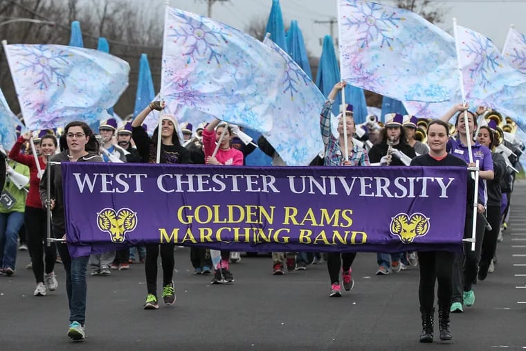 The West Chester University band is one of just 10 selected to play at the Macy's Thanksgiving Day parade.