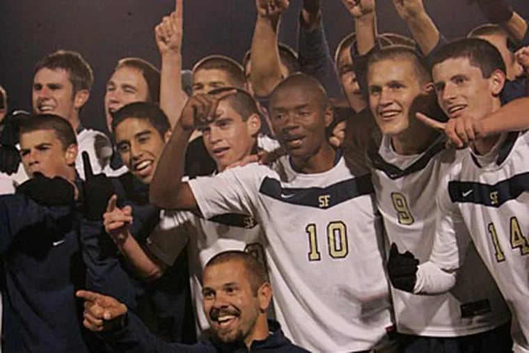 Spring-Ford High School boys varsity soccer won the Pioneer Athletic Conference Championship. (Juliette Lynch / Photographer)