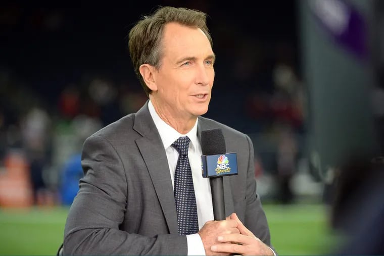 NBC analyst Cris Collinsworth will call his fourth Super Bowl when the Eagles meet the Patriots on Sunday. And yes, he knows Eagles fans don’t really like him.