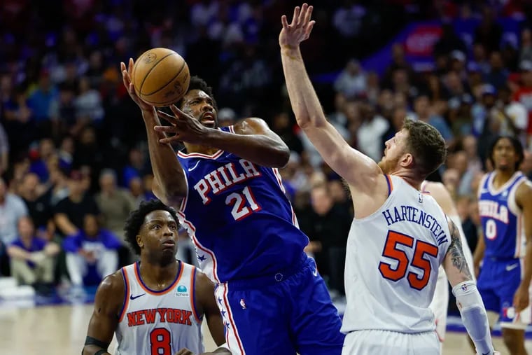 Joel Embiid scored 39 points in the Sixers Game 6 loss to the Knicks.