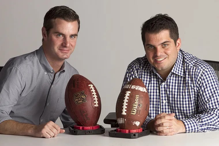 Jeff McLane ( left) and Zach Berman, hosts of the Birds' Eye View podcast on Philly.com.