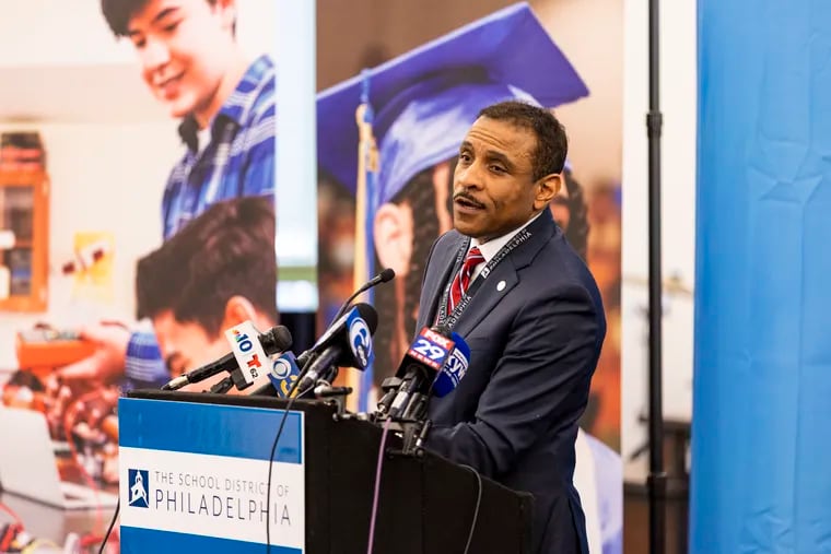 School District of Philadelphia Superintendent Tony B. Watlington, shown in this October file photo, announced the district is beginning its campaign to recruit nearly 1,000 teachers - plus hundreds of other workers - for the 2023-24 school year.