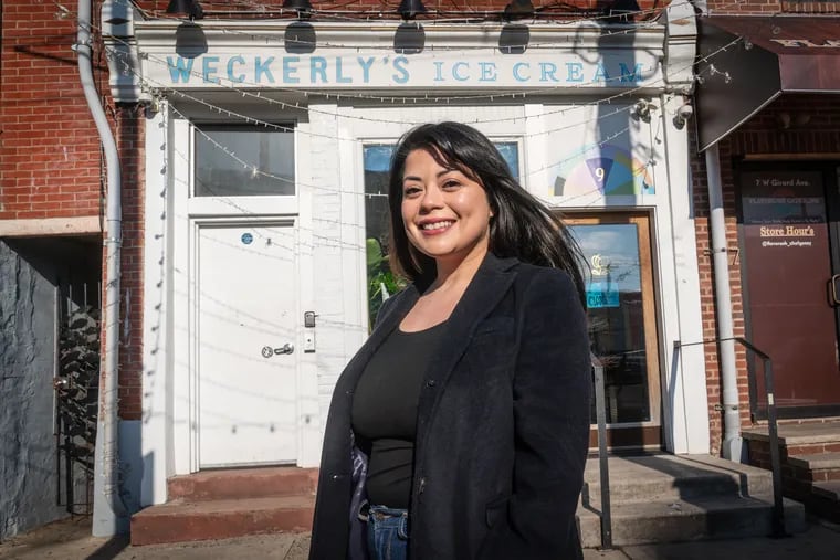 Cristina Torres is the new owner of Weckerly's Ice Cream at 9 Girard Ave. in Fishtown. The shop reopens Jan. 6.