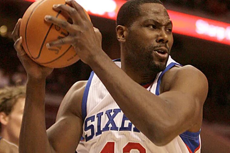 Elton Brand and the Sixers face the Knicks Friday night at the Wells Fargo Center. (Yong Kim/Staff Photographer)