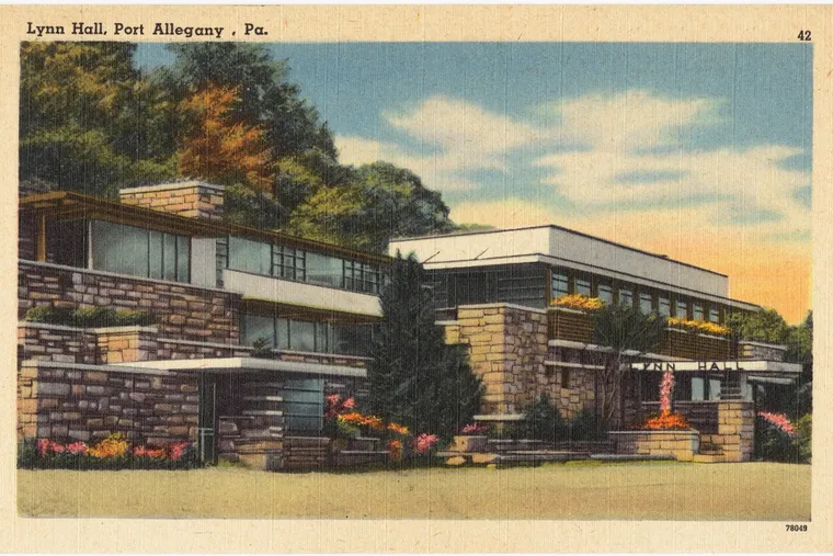 Lynn Hall, built by Walter J. Hall, is an example of organic modernism in Port Allegany in McKean County, Pa. Hall built Frank Lloyd Wright's Fallingwater house in southwestern Pa.