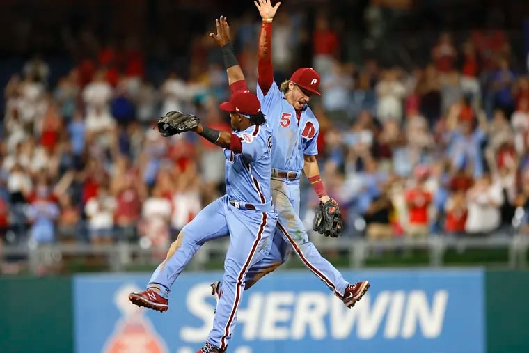 phillies blue jersey history