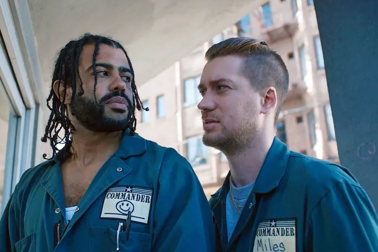 Daveed Diggs, left, and Rafael Casal in a scene from 'Blindspotting.'