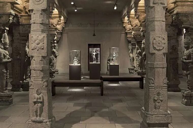 The Pillared Temple Hall exhibit will be retooled to focus on its religious roots. (Philadelphia Museum of Art)