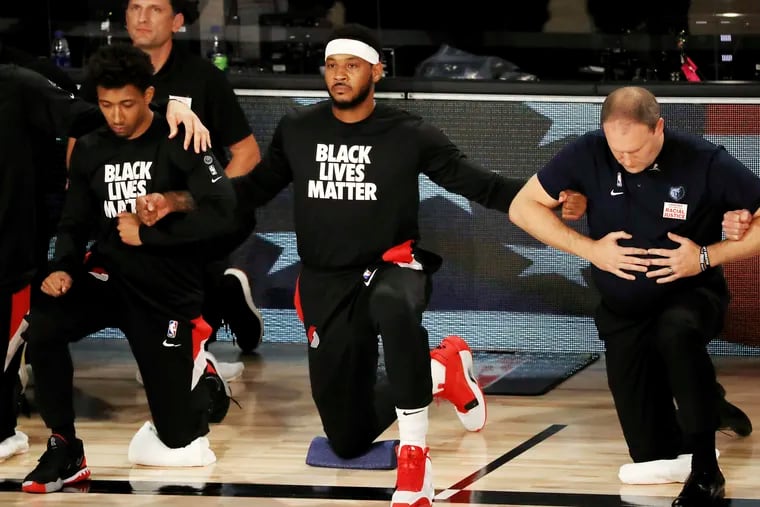 Carmelo Anthony has been one of the NBA's biggest voices condemning social injustices.