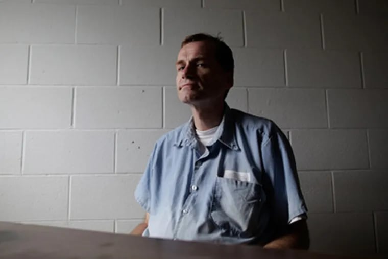 Brother Dan Montgomery, convicted of killing The Rev. William Gulas at St. Stanislaus Church in Cleveland, Ohio, sits in jail in Marion, Ohio.