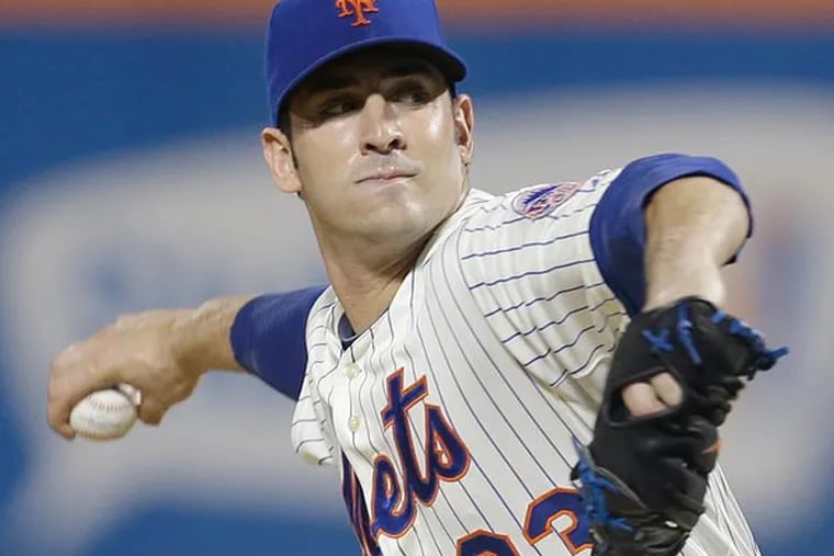 The Mets' Matt Harvey delivers a pitch during the first inning of a baseball game against the Arizona Diamondbacks on Wednesday, July 3, 2013, in New York. (Frank Franklin II/AP)