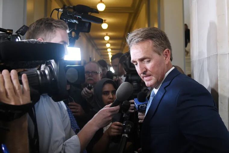 Sen. Jeff Flake (R., Ariz.) has announced he will  not run for reelection in 2018.