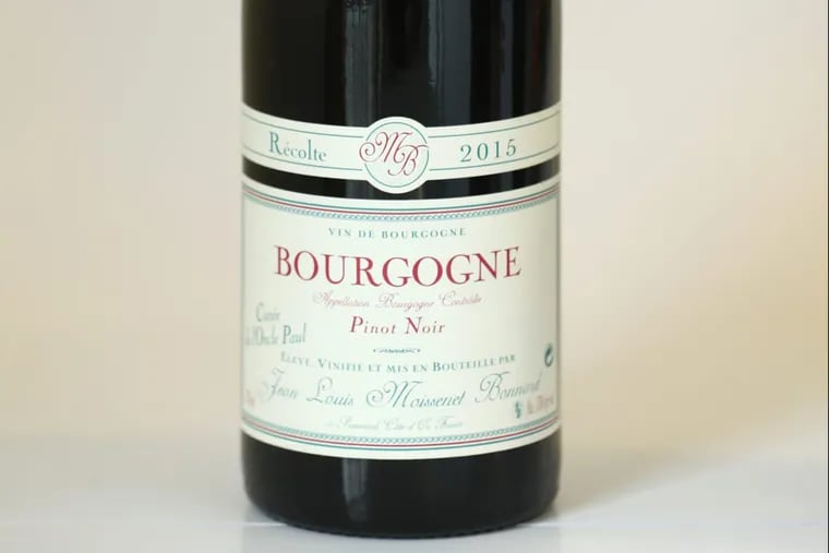 Jean-Louis Moissenet-Bonnard Bourgogne, a classic taste of Burgundy at a fair price.