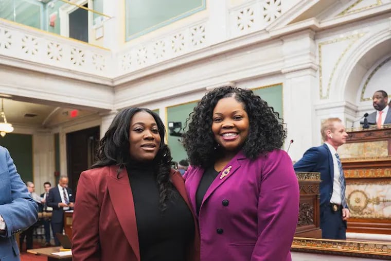 Cleopatra Robinson, founder and executive director of A Home from Shana Foundation, joined City Councilmember Katherine Gilmore Richardson in early April after the councilmember issued a proclamation recognizing Black Maternal Health Week in the city from Apr. 11 - 17.