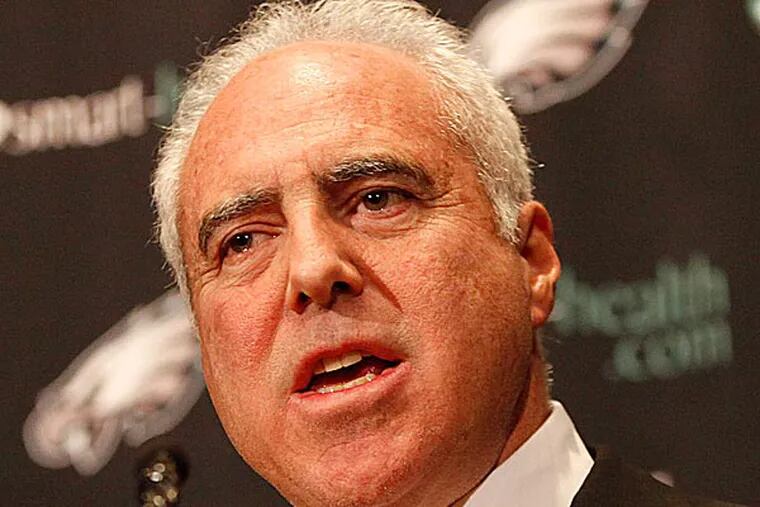Fortunately, for the impatient and wearied masses who support the devalued brand, Jeffrey Lurie and the Eagles appear likely to get the best deal in spite of themselves. (Michael S. Wirtz/Staff Photographer)
