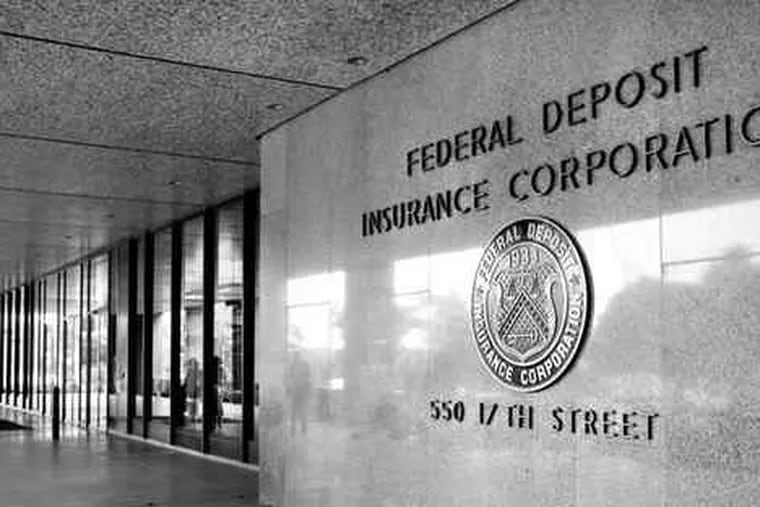 The Federal Deposit Insurance Corp. wants Advanta's tax refund to offset its losses on insured Advanta deposits.