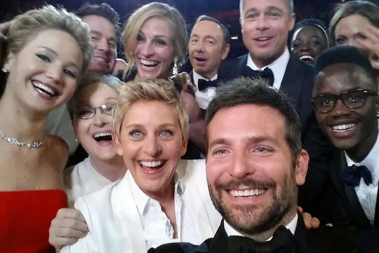 Oscar host Ellen DeGeneres' selfie in 2014 with Hollywood heavyweights broke the Internet.
