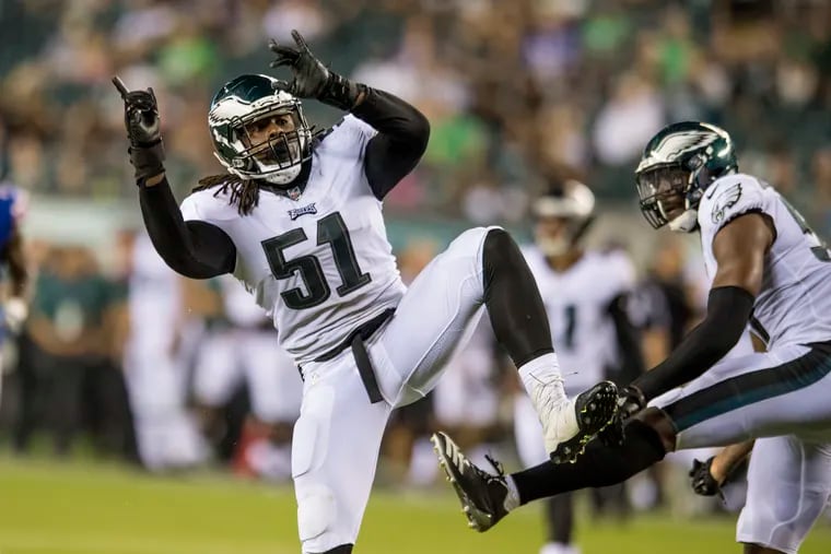 Eagles defensive end Steven Means hasn't seen the field a lot in his two seasons and counting in Philadelphia, but he always has fun when he does.