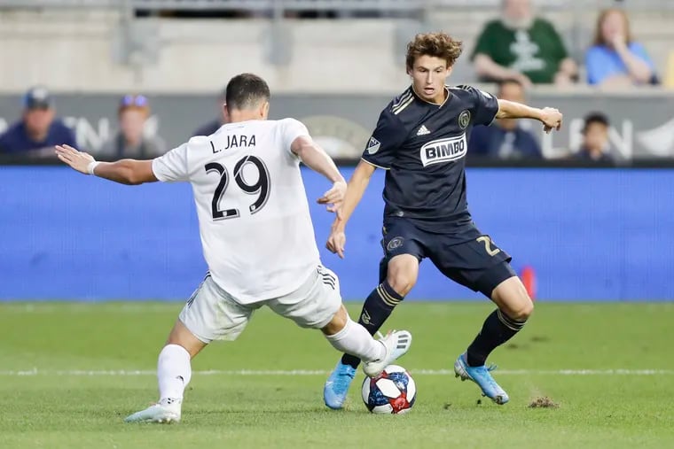 18-year-old Medford native Brenden Aaronson (right) is one of 26 players on coach Gregg Berhalter’s squad for the U.S. men's soccer team's debut in the Concacaf Nations League.