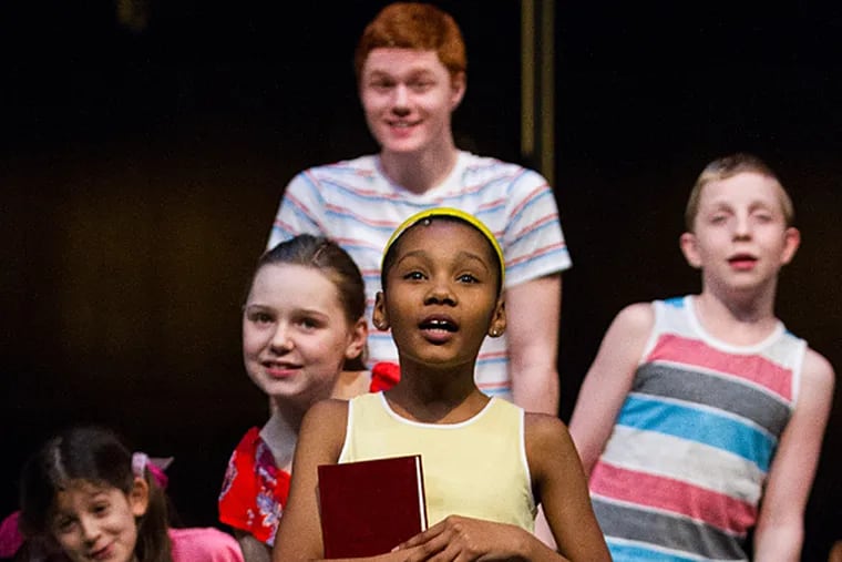 eonay Shepherd and the Kids in Delaware Theatre Company's 2015 production of "Because of Winn-Dixie." (CREDIT: Matt Urban / Mobius New Media)