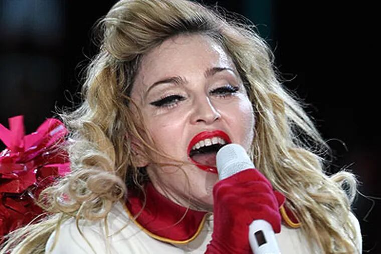 Madonna's support for Russian protesters makes sense for an icon of free speech. (Mikhail Metzel / Associated Press)