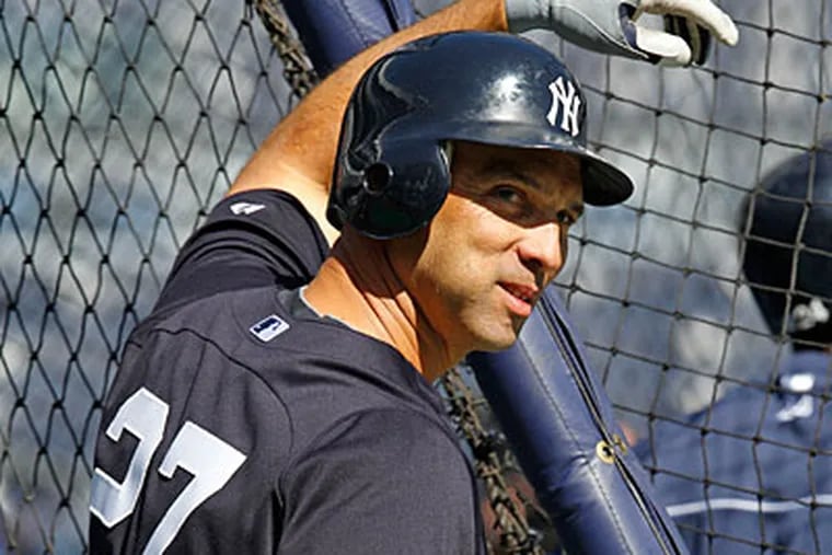 Raul Ibanez is hitting .282 with two home runs and nine RBIs for the Yankees. (Kathy Willens/AP Photo)