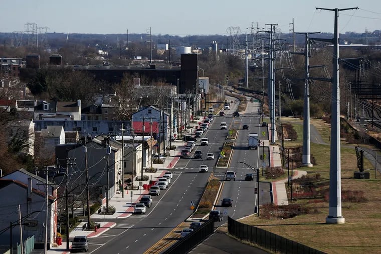 Lafayette Street in Norristown has been widened to attract more traffic and, Montgomery County officials hope, to create the groundwork “for economic revitalization to happen from the ground up."