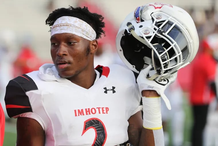 Tykee Smith had two rushing touchdowns for Imhotep on Saturday.