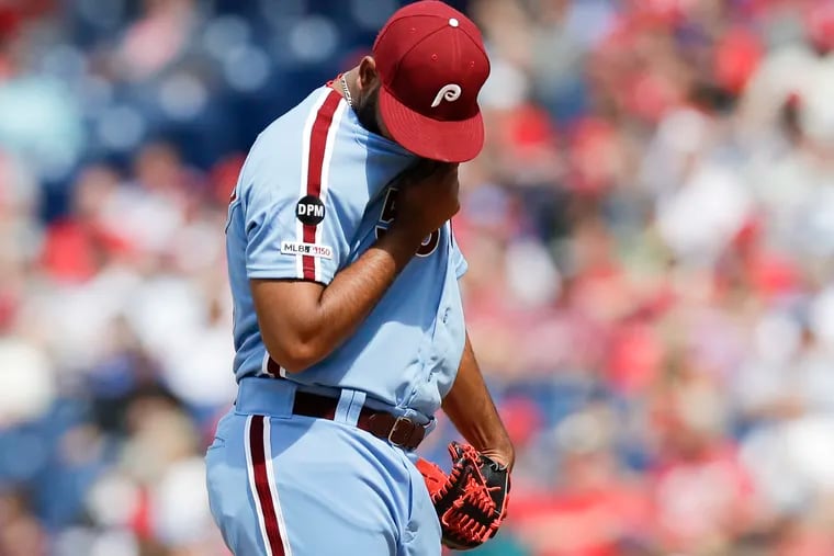 The Phillies’ tattered bullpen received another blow on Friday afternoon when it was learned that Seranthony Dominguez has an elbow injury that could require season-ending Tommy John surgery.