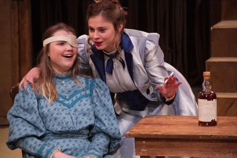 Kylie Westerbeck (left) and Kristie Ecke in “Madaket Road” through April 22 at EgoPo Classic Theatre.