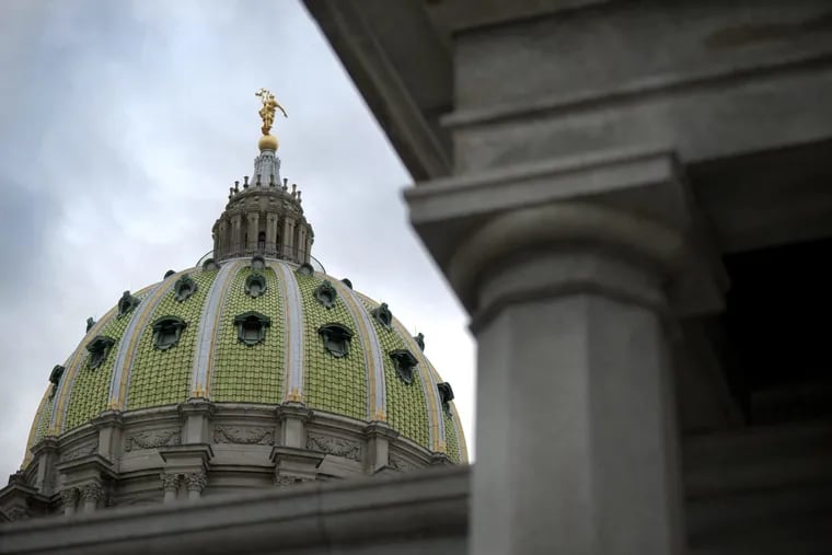 FILE photo shows the State Capitol building in Harrisburg. Pennsylvania has the nation’s largest full-time legislature.