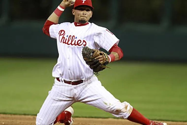 "I have fun. I play hard. We'll see what happens," Freddy Galvis said. (David Swanson/Staff Photographer)