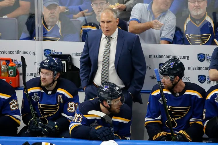 The Blues Craig Berube can become the second former Flyers player to win a Stanley Cup as a coach.