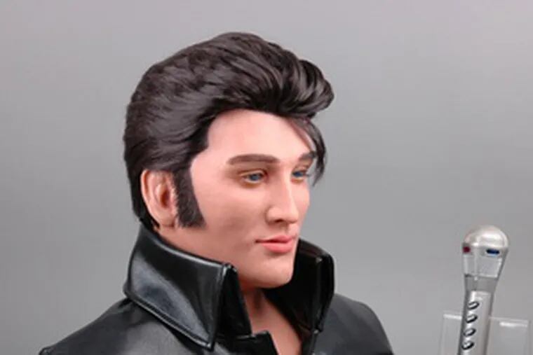 "Alive Elvis" could curl his lip and sing "Blue Suede Shoes," but he's passé, and his price plunged from $349 to $89.