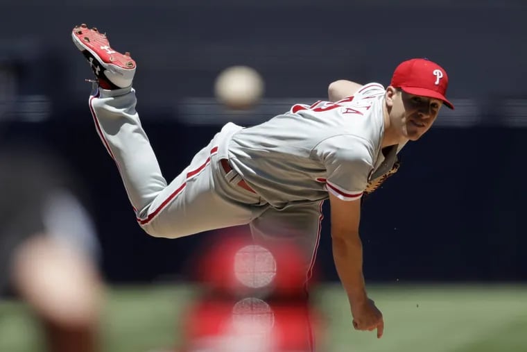 Phillies’ Nick Pivetta, who started against the Padres on Wednesday, was sent down to triple-A Lehigh Valley after the game.