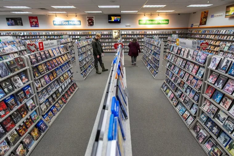 Shoppers look for videos at Family Video in Warren, Pa in 2019. The location is one of nine that closed in Pennsylania. (Margo Reed/Philadelphia Inquirer/TNS)