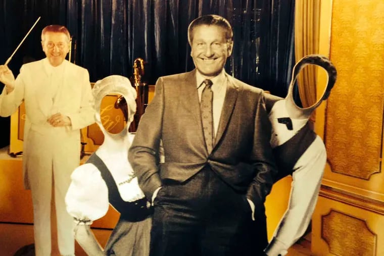 At the Lawrence Welk Museum in Escondido, Calif., visitors can pose for photo-ops with cutouts of the maestro.