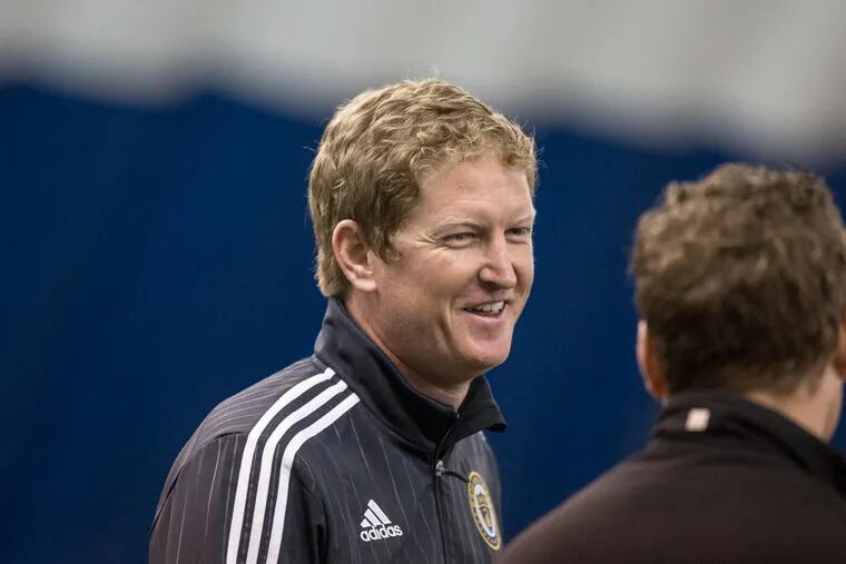 Jim Curtin enters his first full season as the Union's manager. (Colin Kerrigan/Philly.com)